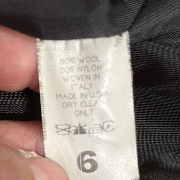 (P1) Searle black wool jacket coat, size 6 - Picture 14 of 15